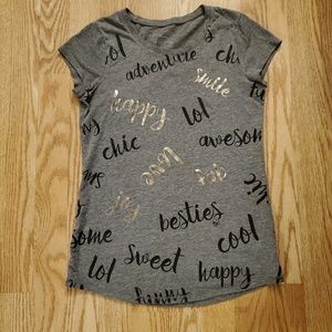 ❤SOLD❤ Graphic tee from justice girls size 12